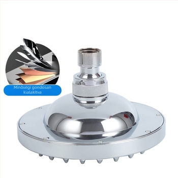 Zuhanyfej ABS műanyagból, krómozott felülettel, felső permetezés, kerek kialakítás, modell SW-3021/3008-6/3008-8