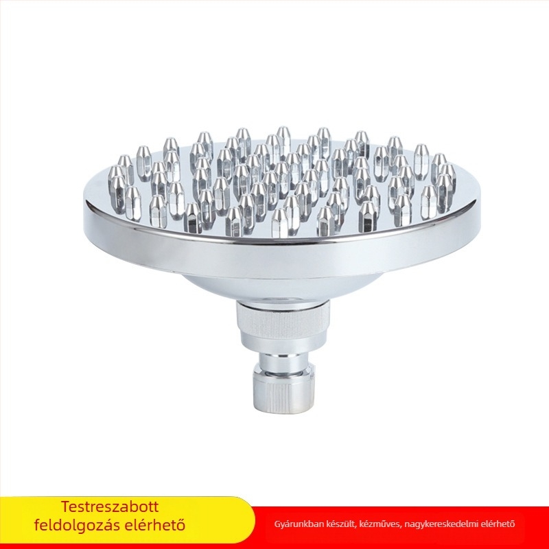 Zuhanyfej ABS műanyagból, krómozott felülettel, felső permetezés, kerek kialakítás, modell SW-3021/3008-6/3008-8