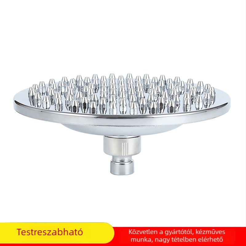 Zuhanyfej ABS műanyagból, krómozott felülettel, felső permetezés, kerek kialakítás, modell SW-3021/3008-6/3008-8