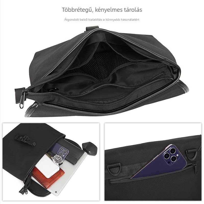 Férfi crossbody táska End&start, nylon, street-trend stílus, vízálló, terheléscsökkentés
