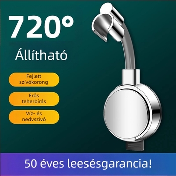Zuhanyfej-tartó - ABS, vákuumos rögzítés, modell K1, modern egyszerű stílus