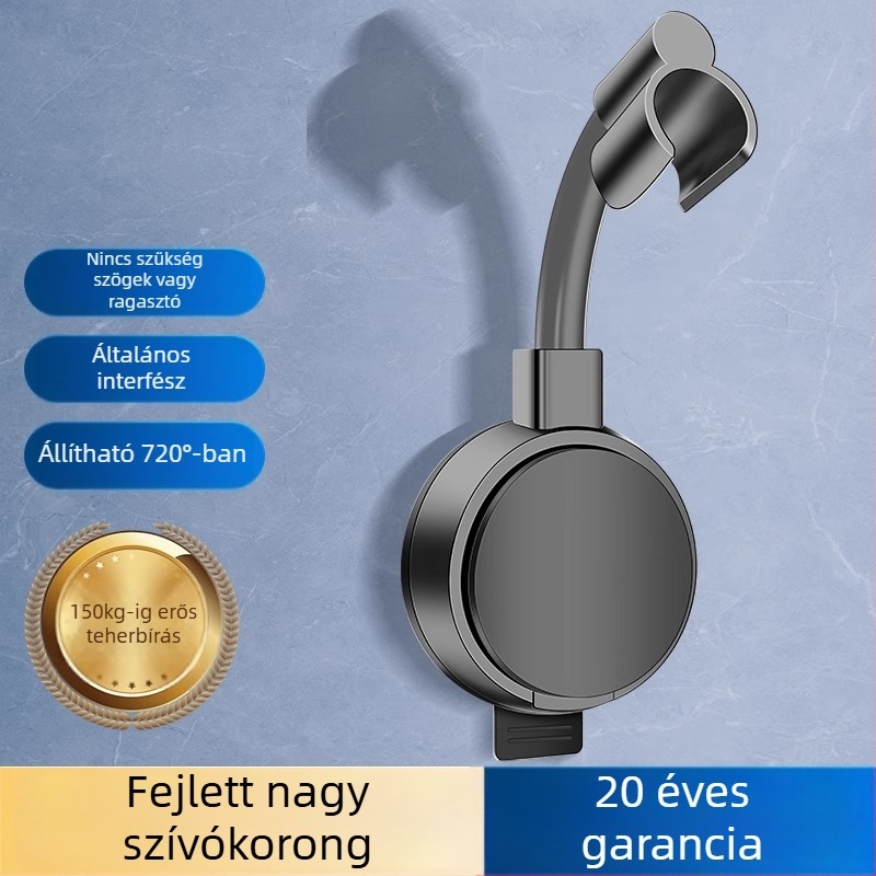 Zuhanyfej-tartó - ABS, vákuumos rögzítés, modell K1, modern egyszerű stílus