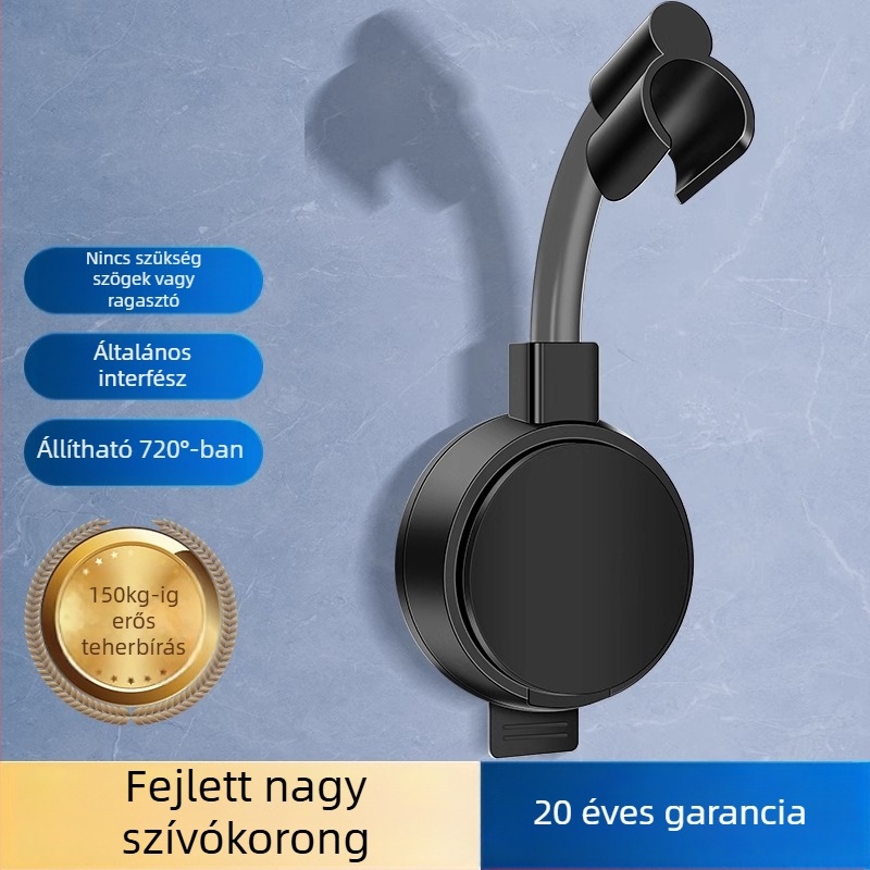 Zuhanyfej-tartó - ABS, vákuumos rögzítés, modell K1, modern egyszerű stílus