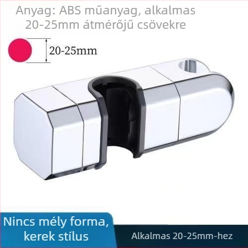 Junzhou Fúrás nélküli zuhanyrúd, állítható zuhanyfej-tartóval, ABS, modell Jz