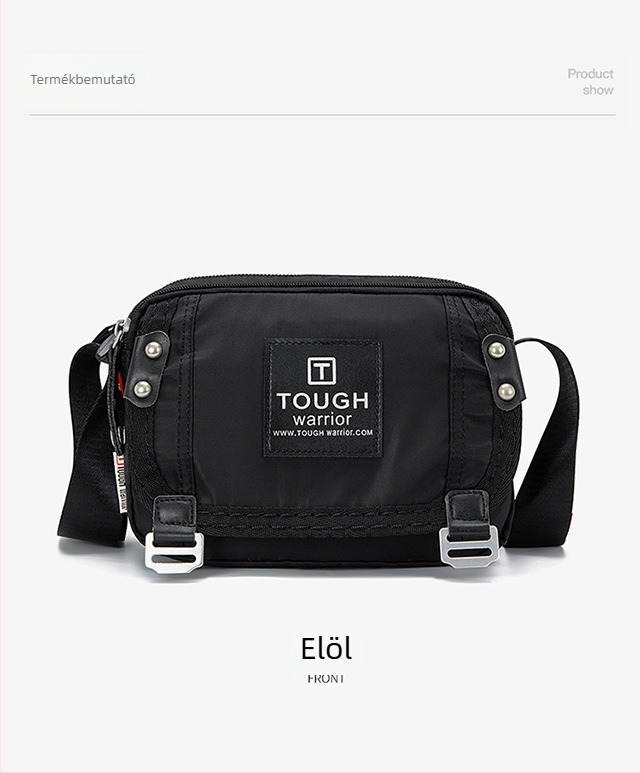 Férfi crossbody táska – nylon, vízálló, utazós stílus, modell 6125