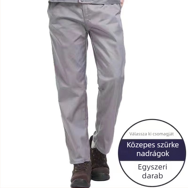 Férfi munkaruha szett poliészter anyagból, esős napokra tavasszal, listázva 2020 őszén