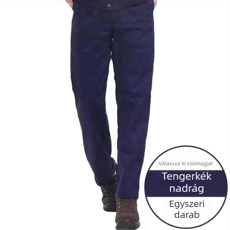 Férfi munkaruha szett poliészter anyagból, esős napokra tavasszal, listázva 2020 őszén