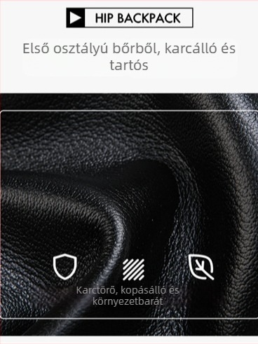 Férfi váll- táska első réteg bőrből, koreai stílus, utazáshoz, Bonny Kangaroo