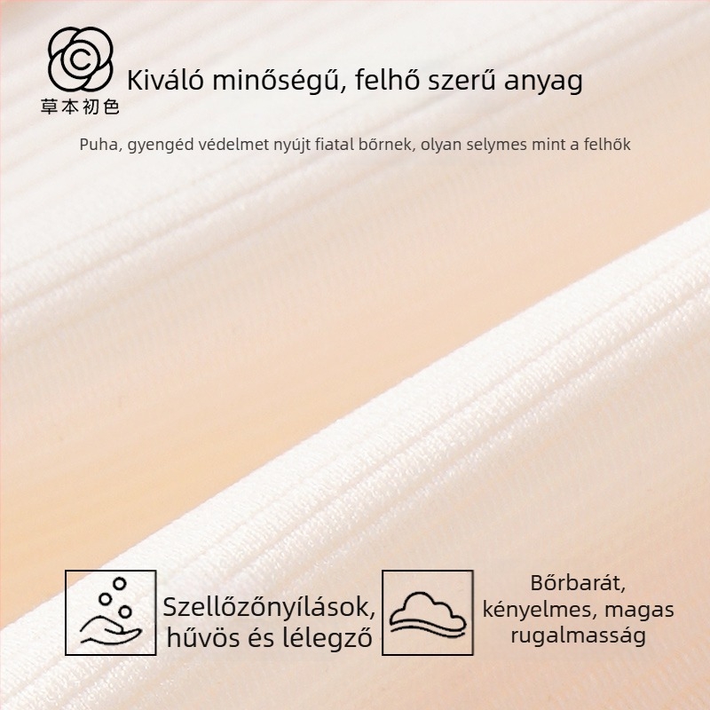 Lányoknak tervezett mellény-stílusú melltartó, nylonból, teljes kosár, vékony formázott kosár habbetéttel, rögzített dupla vállpántok, 12–15 éveseknek