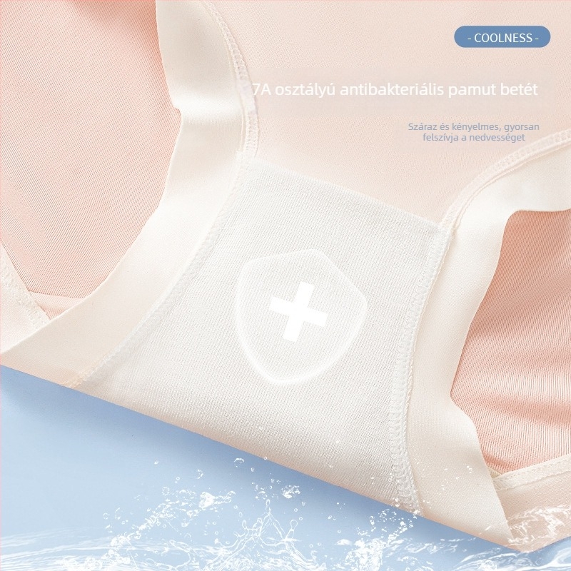 Ice Silk seamless alsónemű gyerekeknek nyárra, középmagasságú derékszíj, háromszög fazon