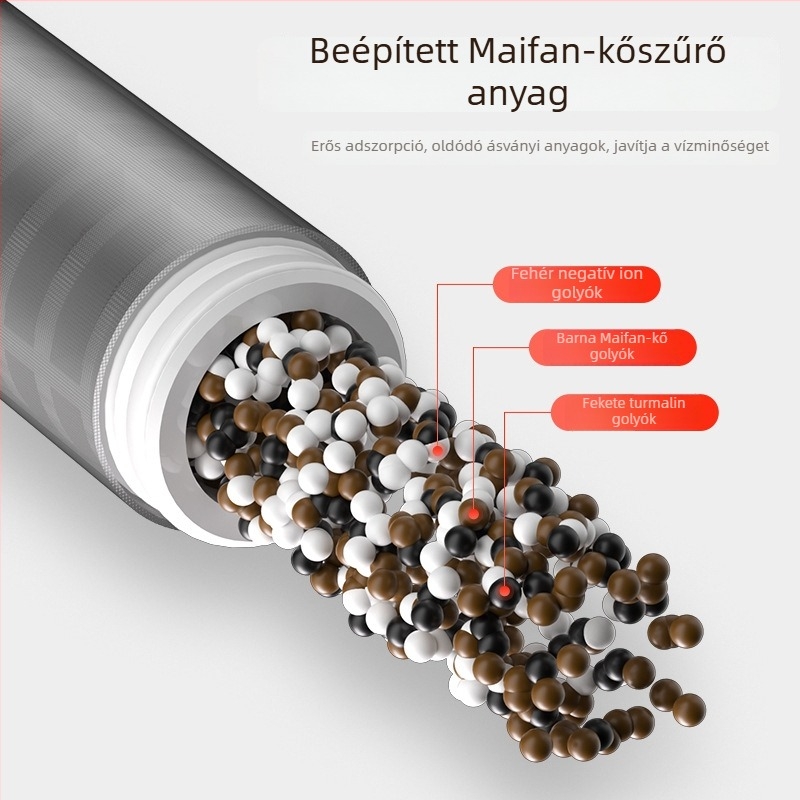 Boiler előszűrő, leszerelhető és mosható, BL-1019 modell, réz test + 316 rozsdamentes acél + PC, spirálos rögzítésű telepítés