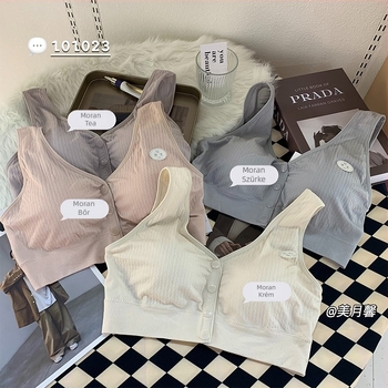 Wrap melltartó - Nylon, 3/4 kosár, vékony formázott kosár, mellény stílus, összegzés