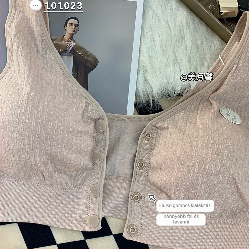 Wrap melltartó - Nylon, 3/4 kosár, vékony formázott kosár, mellény stílus, összegzés