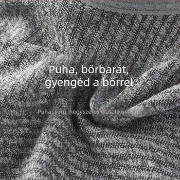 Nylon anyagú pánt nélküli sportmelltartó; U-hátú; V-nyakú; teljes kosár; légáteresztő