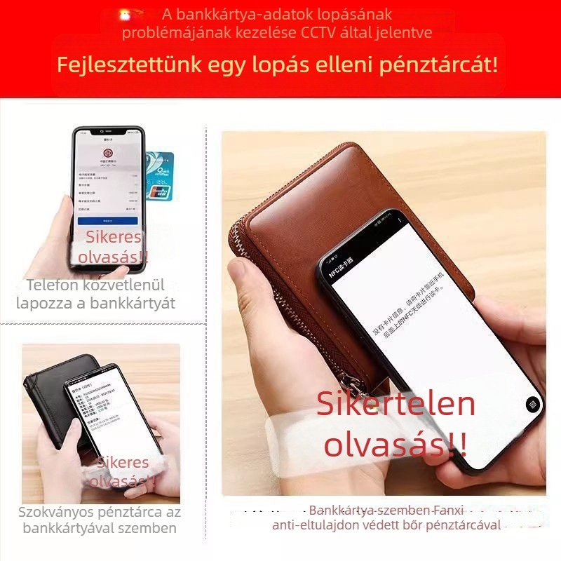 Férfi pénztárca - PU anyag, nagy kapacitás, jogosítvány kártya tartó, retro többfunkcionális stílus, tavasz 2025