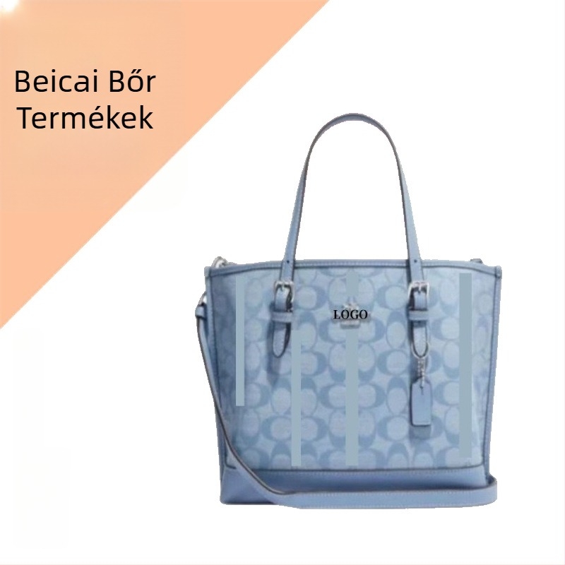 Jasmine Tote Táska — Városi egyszerűség, műbőr, horizontális négyszögletes forma, cipzár, laminált belső zseb