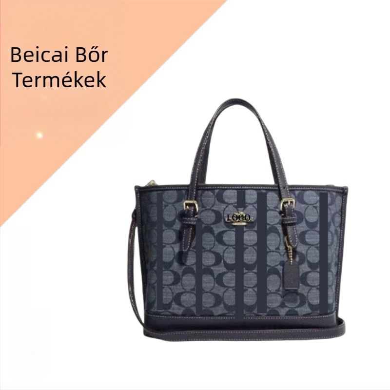 Jasmine Tote Táska — Városi egyszerűség, műbőr, horizontális négyszögletes forma, cipzár, laminált belső zseb