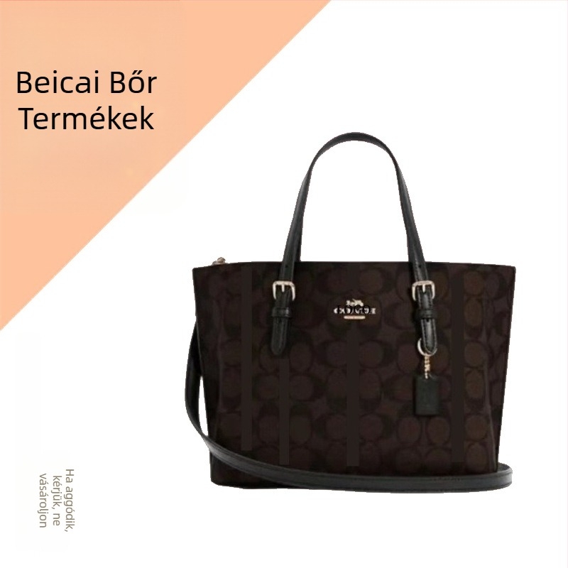 Jasmine Tote Táska — Városi egyszerűség, műbőr, horizontális négyszögletes forma, cipzár, laminált belső zseb