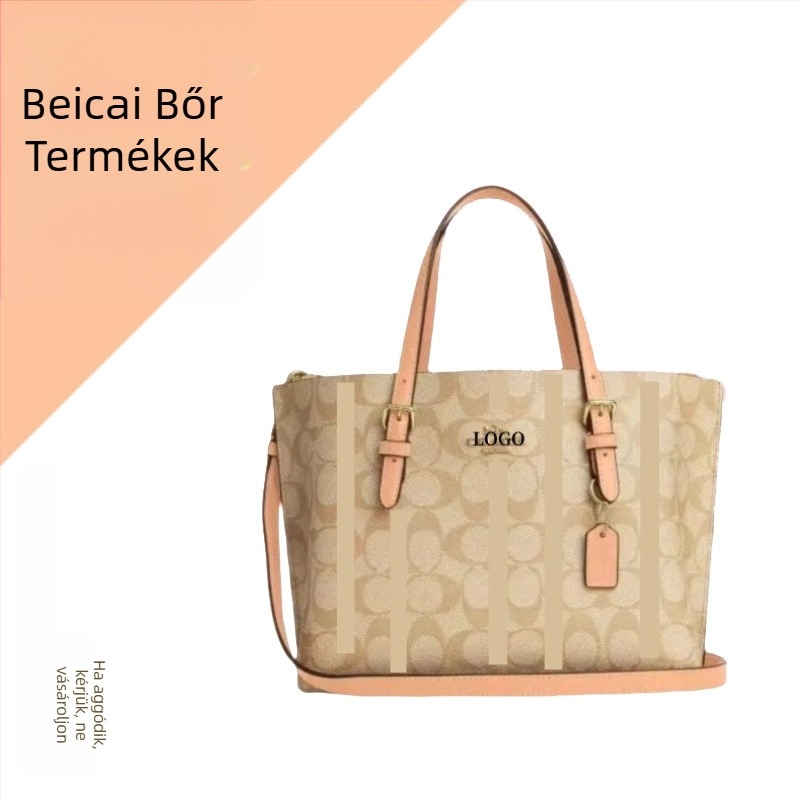 Jasmine Tote Táska — Városi egyszerűség, műbőr, horizontális négyszögletes forma, cipzár, laminált belső zseb