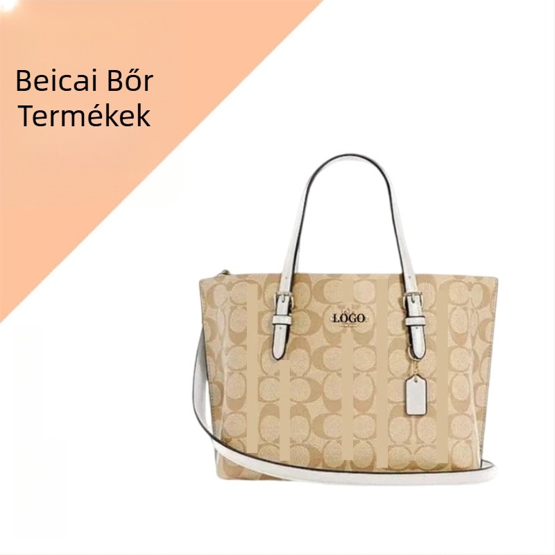 Jasmine Tote Táska — Városi egyszerűség, műbőr, horizontális négyszögletes forma, cipzár, laminált belső zseb