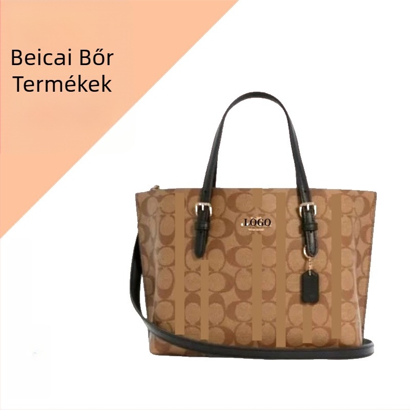 Jasmine Tote Táska — Városi egyszerűség, műbőr, horizontális négyszögletes forma, cipzár, laminált belső zseb