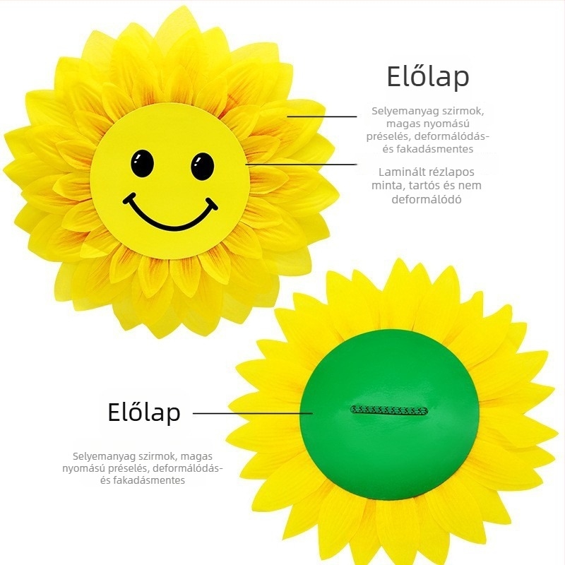 Napraforgó kézi rekvizítum – selyem virág, formázás, egyetlen szár, kültéri fotózásra