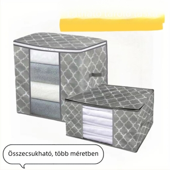 MC634536 paplanzsák, kocka alakú, nem szőtt anyagból, záró funkcióval, költözéshez
