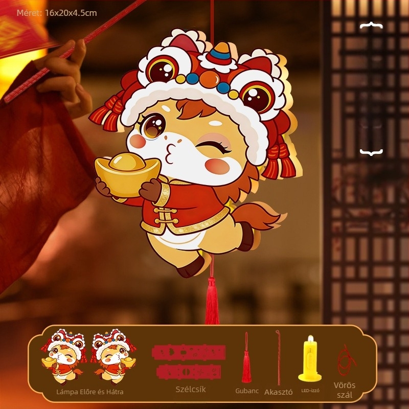 Fat Dragon lámpa: koi hal motívum, szabálytalan forma, DIY, klasszikus stílus