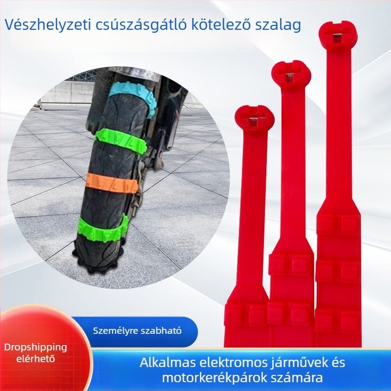 Nylon anyagú tapadási eszköz három- és négykerekű járművekhez (autók, villamosok); Márka: Egyéb