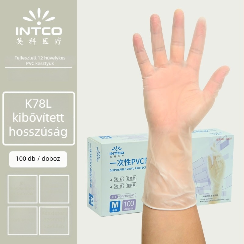 Yingke PVC egyszer használatos kesztyűk élelmiszeripari felhasználásra és mindennapi tisztításra – Wanhuai gép No. 20200001