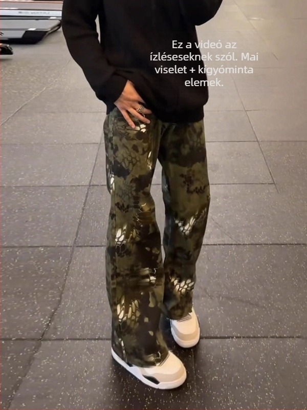 Farmernadrág egyenes szabású, denim anyag nyúl szőrszálakkal, középmagas derék, cipzár, vékony anyag, rövid hossz