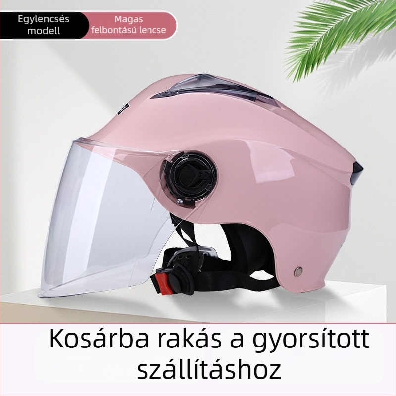 Senpei fél sisak elektromos járművekhez — felnőttek, egész évben, polipropilén, közlekedésre, vállalati standardok