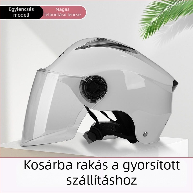 Senpei fél sisak elektromos járművekhez — felnőttek, egész évben, polipropilén, közlekedésre, vállalati standardok
