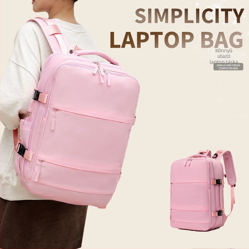 Unisex laptop hátizsák Oxford anyagból, cipzáras nyitás, laptop zseb, vízálló és lopás elleni védelem