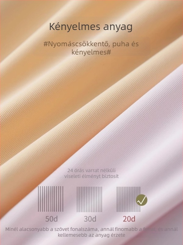 Női nylon háromnegyedes hosszúságú varrás nélküli biztonsági rövidnadrág, fenékemelés funkcióval, 2 az 1-ben