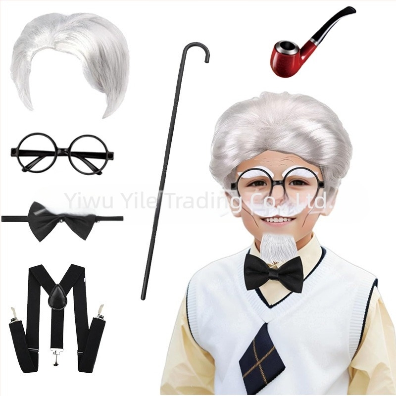 Cosplay paróka - Teljesen kézzel szőtt, Anyag: K silk / p silk, Nem permelhető vagy festhető, Előadásokhoz