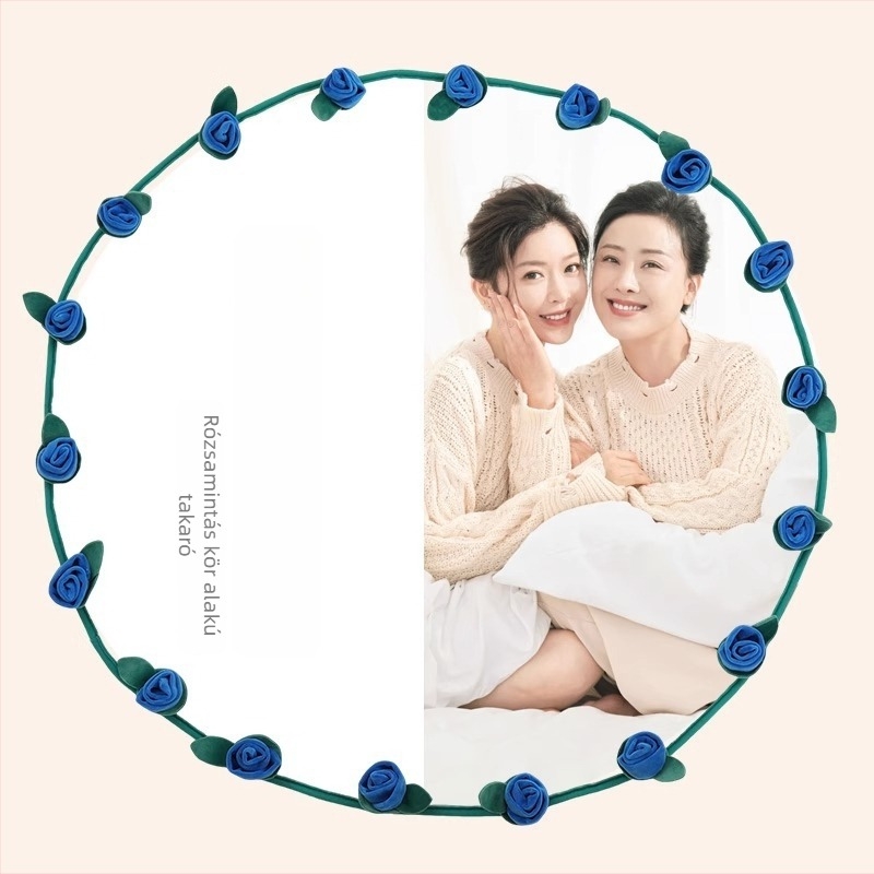 Rózsamintás flanel takaró | Minden évszakra, 300–500 g poliészter, Flanel takaró, Stílus: Új kínai stílus