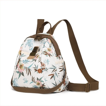 Női utazótáska hátizsák, nagy kapacitás, Oxford anyag, cipzáras záródás, poliészter bélés, belső cipzáras zseb