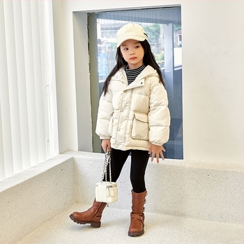 Gyerekeknek készült téli magas bokacipő fleece bélésessel, oldalsó cipzár, denim hatású bőr kinézet, retro stílus, gumitalp