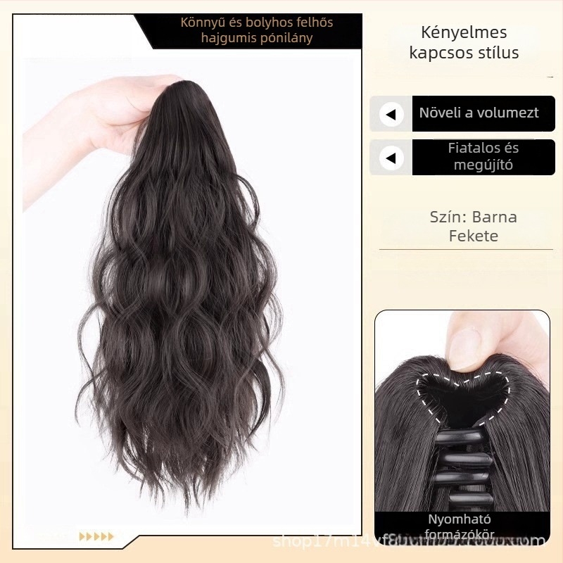 Paróka lófarokkal – Grab ponytail, hőálló haj, mechanizmus, nőknek