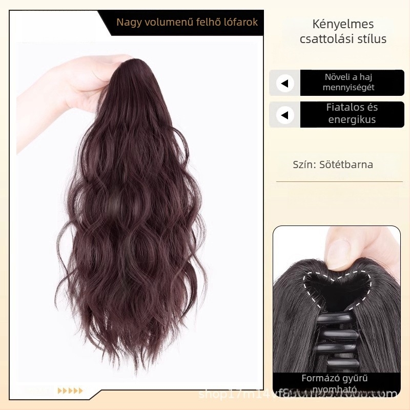 Paróka lófarokkal – Grab ponytail, hőálló haj, mechanizmus, nőknek