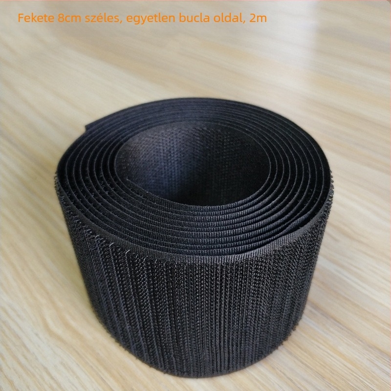 Velcro szalag varráshoz ruhákhoz, lábbelikhez és sapkákhoz; 50% nylon + 50% poliészter.