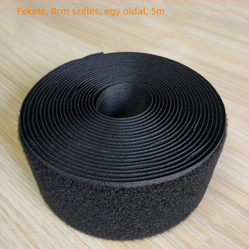 Velcro szalag varráshoz ruhákhoz, lábbelikhez és sapkákhoz; 50% nylon + 50% poliészter.