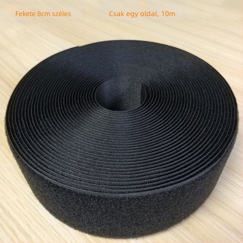 Velcro szalag varráshoz ruhákhoz, lábbelikhez és sapkákhoz; 50% nylon + 50% poliészter.