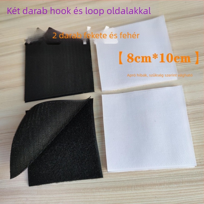 Velcro szalag varráshoz ruhákhoz, lábbelikhez és sapkákhoz; 50% nylon + 50% poliészter.