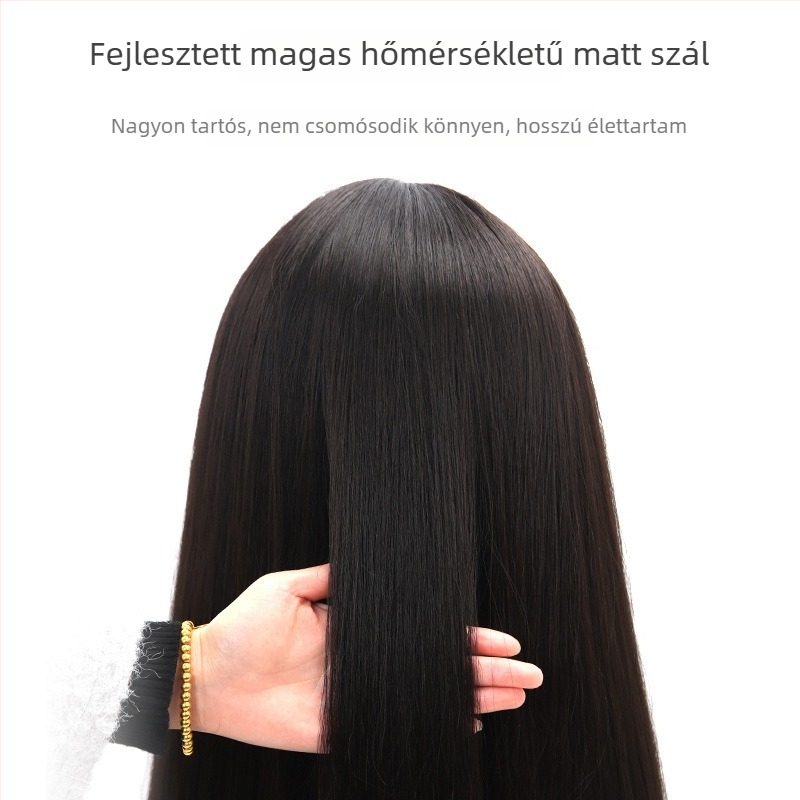 Fountain ponytail paróka – hőálló rostból, mechanikus feldolgozás, nőknek, modell Fountain ponytail, nem festhető és nem dauerolható