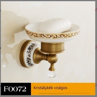 Réz fürdőszobai törölközőtartó, két szintes, felületkezelés wire-drawn, teherbírás 10 kg, stílus light luxury
