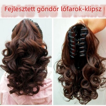 Pónifarok paróka nőknek, mechanizmus, hőálló szál, modell PY599-2, márka Xuchang Lanlan Crafts
