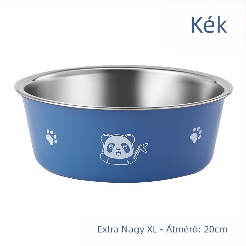 Mengdi rozsdamentes acél – kisállat tál, anti-slip dizájn, kutya és macska tál, eredet Taizhou, Zhejiang