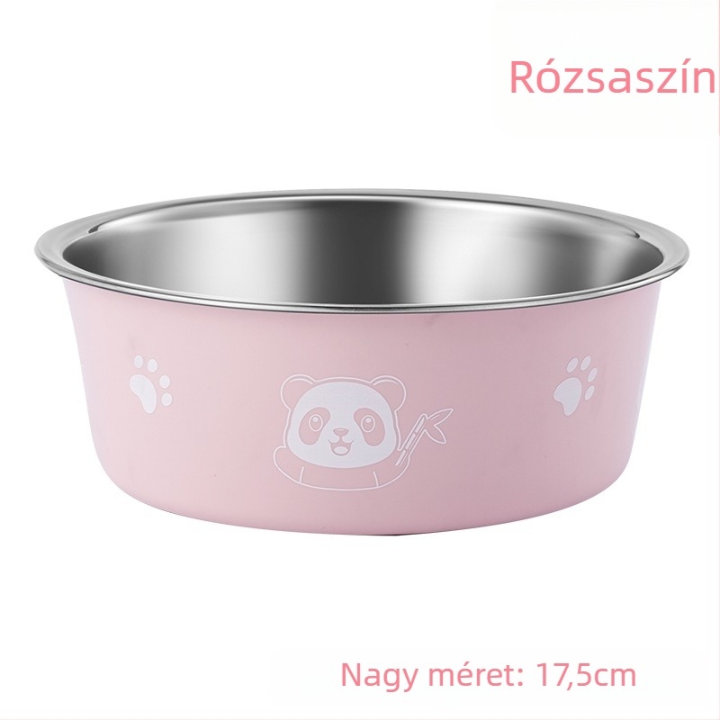 Mengdi rozsdamentes acél – kisállat tál, anti-slip dizájn, kutya és macska tál, eredet Taizhou, Zhejiang